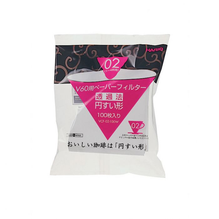 HARIO White 02 Paper Filters (100 Count)